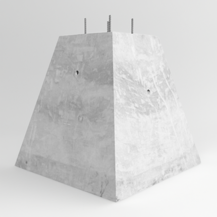 Productos Bases de Concreto Piramidal